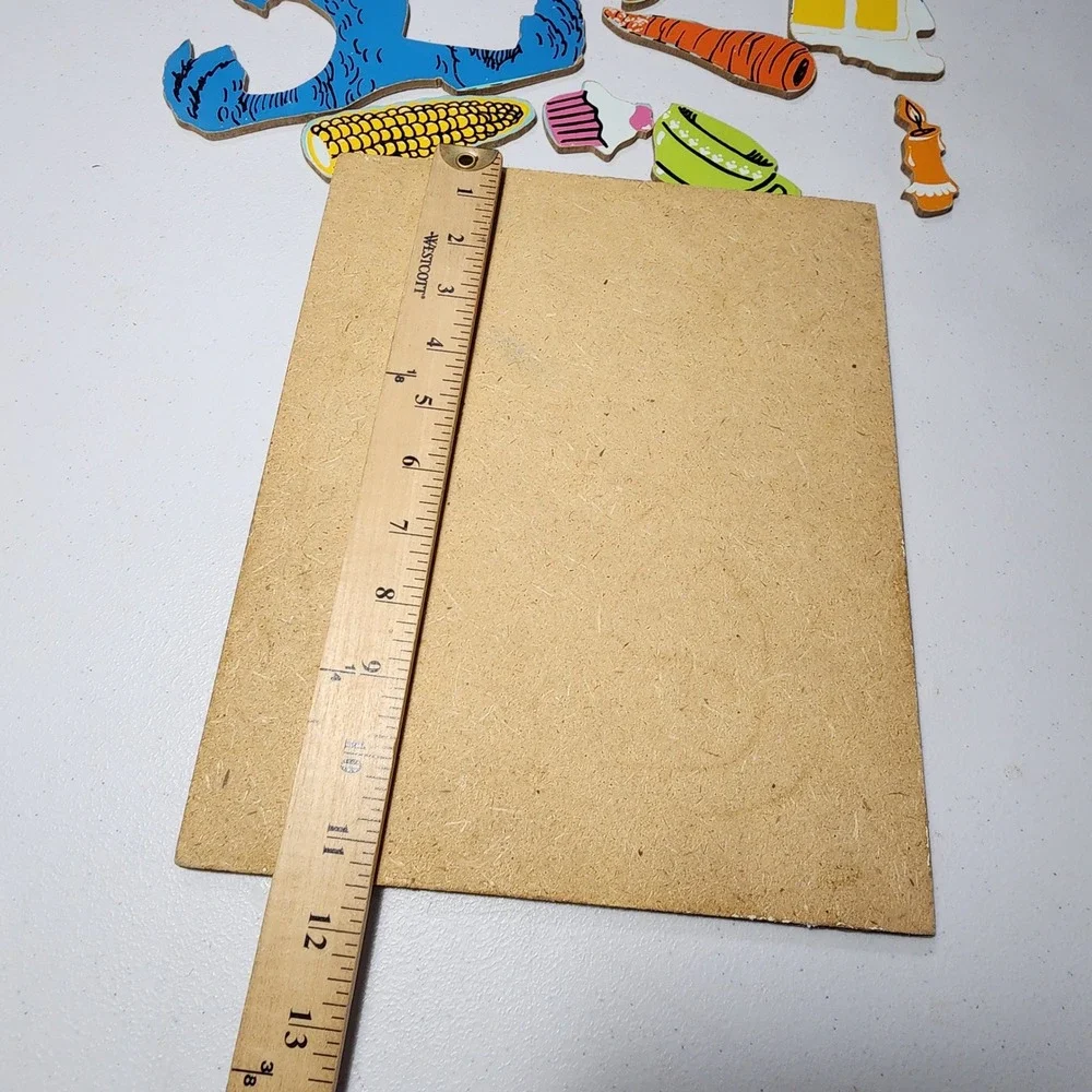 Vintage 1973 Playskool Sesame Street Cookie Monster C Wood Tray Puzzle 315-4